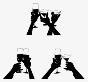 Champagne Euclidean Vector Toast Cup - Guinness, HD Png Download, Transparent PNG