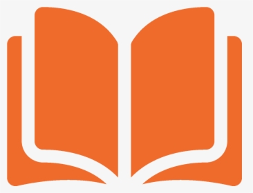 Transparent Open Book Png - Open Orange Books Png, Png Download, Transparent PNG