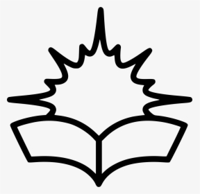 Illuminated Open Book - Book Plant Icon Png, Transparent Png, Transparent PNG