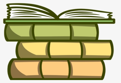 Stacked With Open Book , Png Download - Stack Of Books Clipart Transparent, Png Download, Transparent PNG