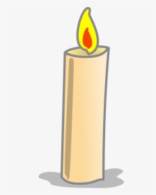 Simple Candle Clip Arts - Clipart Candle, HD Png Download, Transparent PNG