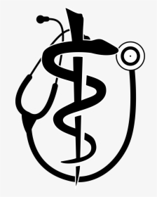 Transparent Stethoscope Png Vector - Rod Of Asclepius Logo, Png Download, Transparent PNG