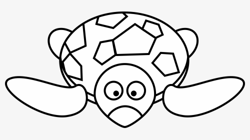 Cartoon Turtle Black White - Cartoon Pictures Black And White, HD Png Download, Transparent PNG