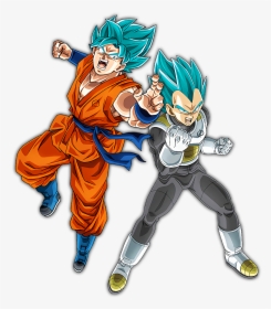 Ssb Goku And Vegeta , Png Download - Goku And Vegeta Png, Transparent Png, Transparent PNG