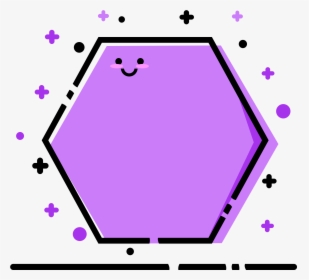Transparent Hexagon - Hexagon Border Pink, HD Png Download, Transparent PNG