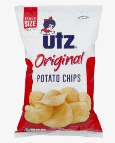 Potato Chip Png - Utz Original Potato Chips, Transparent Png, Transparent PNG