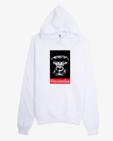 Classrooms Are Cold Af Stay Cozy In A Harambe Hoodie - Hoodie, HD Png Download, Transparent PNG