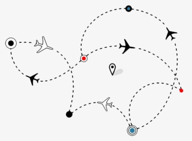 Mango Clipart Dotted - Flight Path, HD Png Download, Transparent PNG