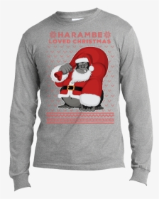 All I Want For Xmas Is Harambe Shirt - T-shirt, HD Png Download, Transparent PNG