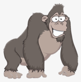 #gorilla #animals #harambe #freetoedit - Cartoon Images Of Gorilla, HD Png Download, Transparent PNG
