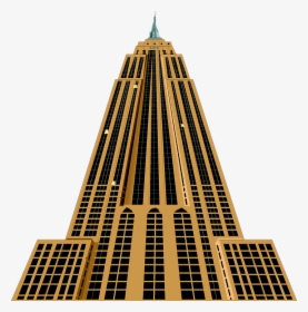 Building, Clip Art, Color, Isolated, Architecture, - Empire State Building .png, Transparent Png, Transparent PNG