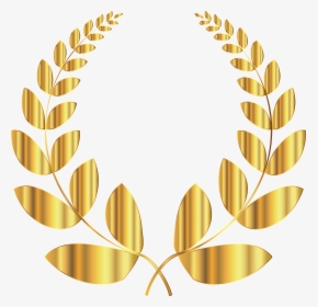 Gold Wreath Png - Laurel Leaves Transparent Background, Png Download, Transparent PNG