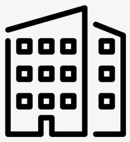 Building Office Building Office Building Office - White Office Icon Png, Transparent Png, Transparent PNG