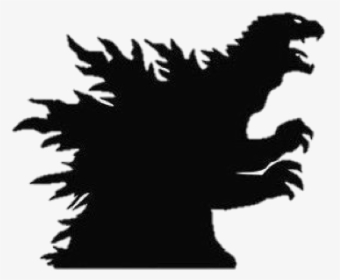 Godzilla Wall Decal Sticker - Godzilla Silhouette Png, Transparent Png, Transparent PNG