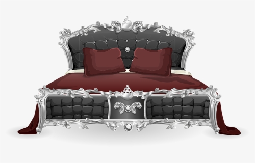 Bed, Furniture, Bedroom, Pillows, Bedding, Sleep - Png Transparent Wrought Iron Bed, Png Download, Transparent PNG