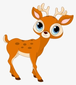 Deer Png Image File Clipart - Cartoon Deer, Transparent Png, Transparent PNG