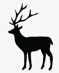 Deer Silhouette Png Transparent Clip Art Image - Deer Silhouette Transparent, Png Download, Transparent PNG