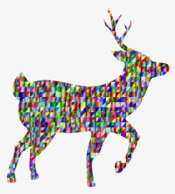 Chromatic Triangular Deer Clip Arts - Portable Network Graphics, HD Png Download, Transparent PNG