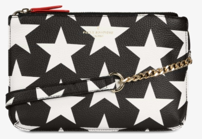 Pauls Boutique Amanda Clutch Bag In Black With White - Rebel Flag Circle, HD Png Download, Transparent PNG