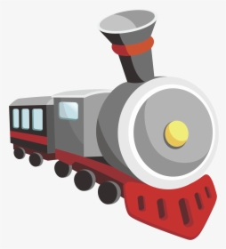 Train Png Vector Material Png Download - Cartoon Train Transparent Background, Png Download, Transparent PNG
