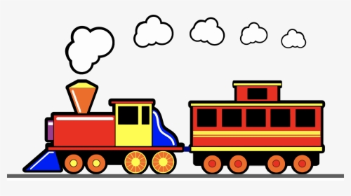 Transparent Train Png - Toy Train Clip Art, Png Download, Transparent PNG