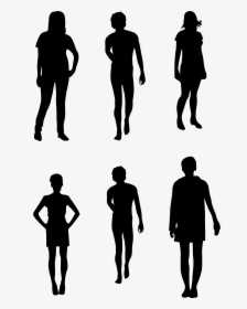 Party People Silhouette - Silhouette For Photoshop Png, Transparent Png, Transparent PNG