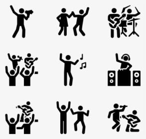 Sports,black And White,gesture,symbol,art - Festival Icon Png, Transparent Png, Transparent PNG
