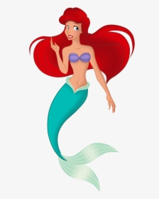 Ariel La Sirena Png , Png Download - Drawing Of Disney Princess Little Mermaid, Transparent Png, Transparent PNG