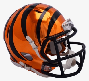 Cincinnati Bengals Chrome Riddell Speed Mini Football - Riddell Nfl Mini Chrome Helmet, HD Png Download, Transparent PNG