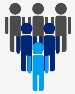 People, Group, Leader, Businessmen, Silhouettes, Team - Groups Of People Clipart, HD Png Download, Transparent PNG