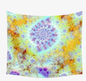 Golden Violet Sea Shells, Abstract Fractal Ocean - Cushion, HD Png Download, Transparent PNG