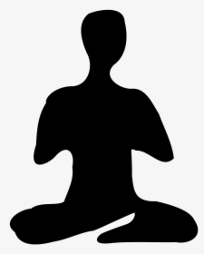 Transparent Sillouette Png - Meditate Icon, Png Download, Transparent PNG