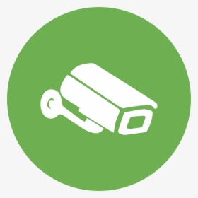 Surveillance Equipment Icon - White Security Camera Icon, HD Png Download, Transparent PNG