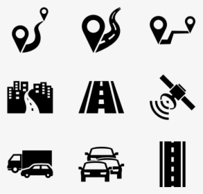 Roads - Road Icons, HD Png Download, Transparent PNG