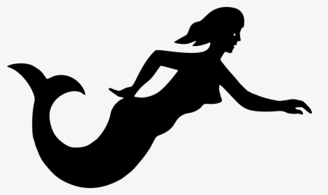 Drawing Silhouette Ariel Watercolor Painting - Sexy Mermaid Silhouette Transparent, HD Png Download, Transparent PNG