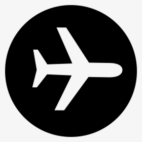 Travel Icon Png - Airplane Circle Icon Png, Transparent Png, Transparent PNG