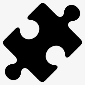 Black Puzzle Icon - Piece De Puzzle Png, Transparent Png, Transparent PNG