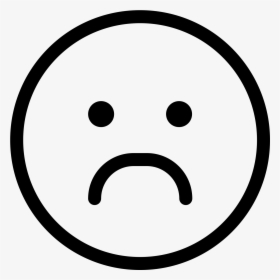 Sad Face Icon Png, Transparent Png, Transparent PNG