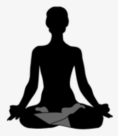 Silhouette Of Person Meditating, HD Png Download, Transparent PNG