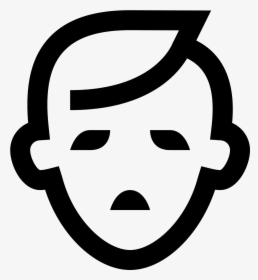 Transparent Unhappy Face Png - Icon People Face Vector, Png Download, Transparent PNG