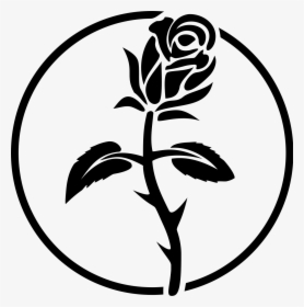 Black Rose Anarchist Symbol, HD Png Download, Transparent PNG