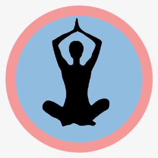 Black, Icon, Sport, Asian, Silhouette, Pose, People - Yoga Silhouette, HD Png Download, Transparent PNG