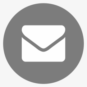 Email Icon Grey Circle, HD Png Download, Transparent PNG
