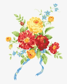 Bouquet Vector Vintage - Realistic Flowers Clip Art, HD Png Download, Transparent PNG