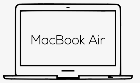 Transparent Macbook Back Png - Display Device, Png Download, Transparent PNG