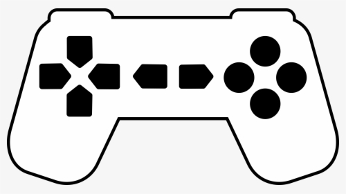 Game Controller Clipart Black And White, HD Png Download, Transparent PNG