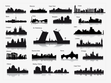 Skylines Liverpool Silhouette - Liverpool Skyline Silhouette Png, Transparent Png, Transparent PNG