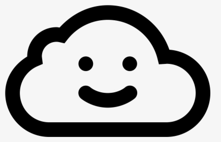 Happy Face Icon Png - Happy Cloud, Transparent Png, Transparent PNG