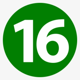 Number 16 Icon Png, Transparent Png, Transparent PNG