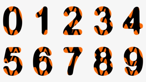 Text,symbol,orange - Number 0 To 9 Icon, HD Png Download, Transparent PNG